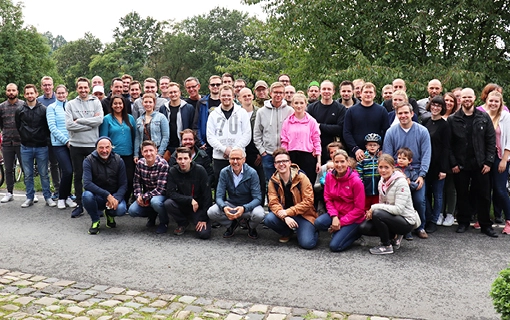 Group photo from the route trip at Babtec