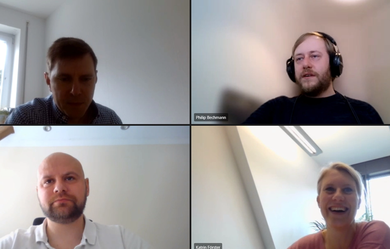 The Dresden office had a virtual breakfast.