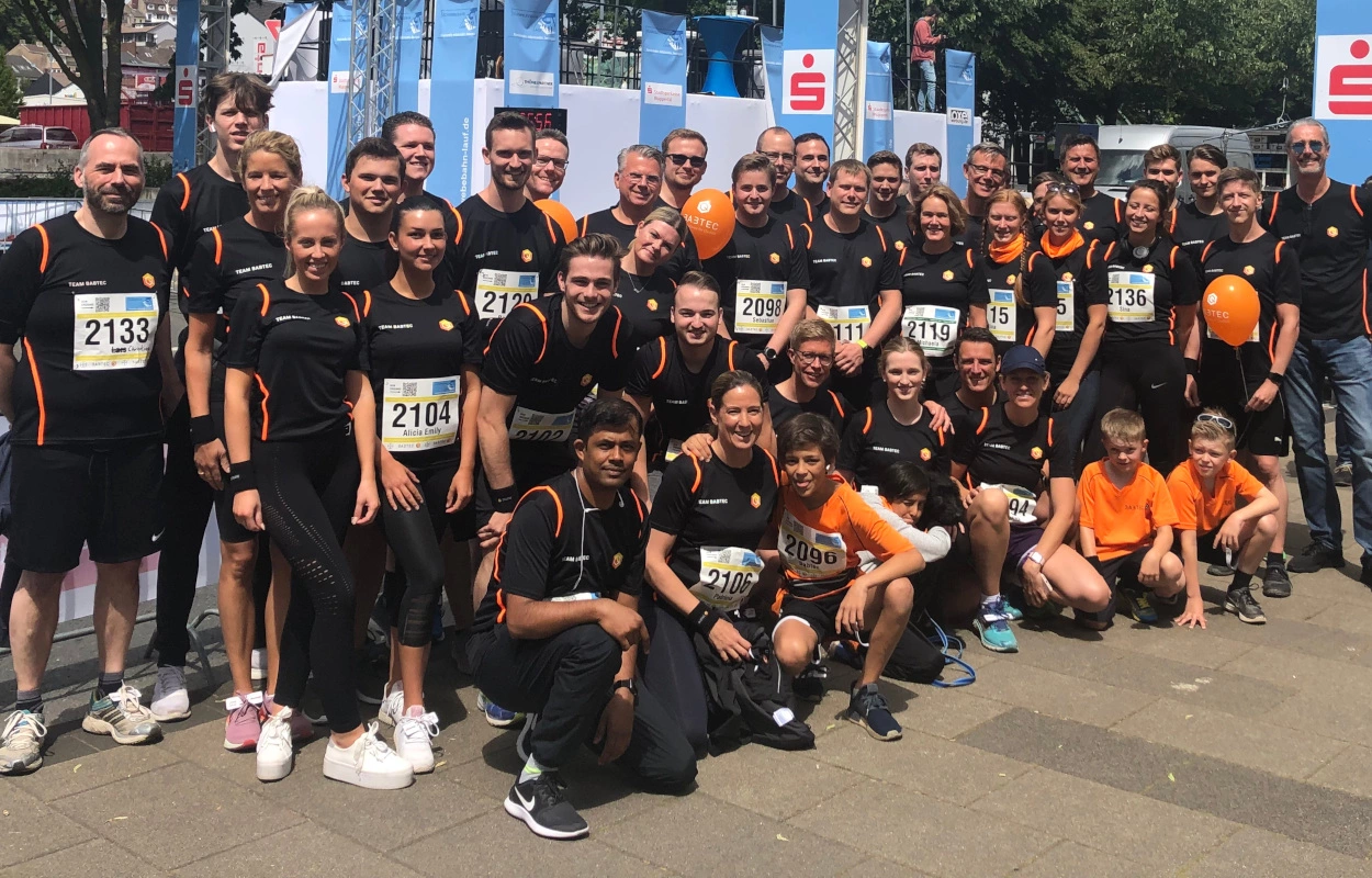 The Babtec team at the Schwebebahnlauf 2019