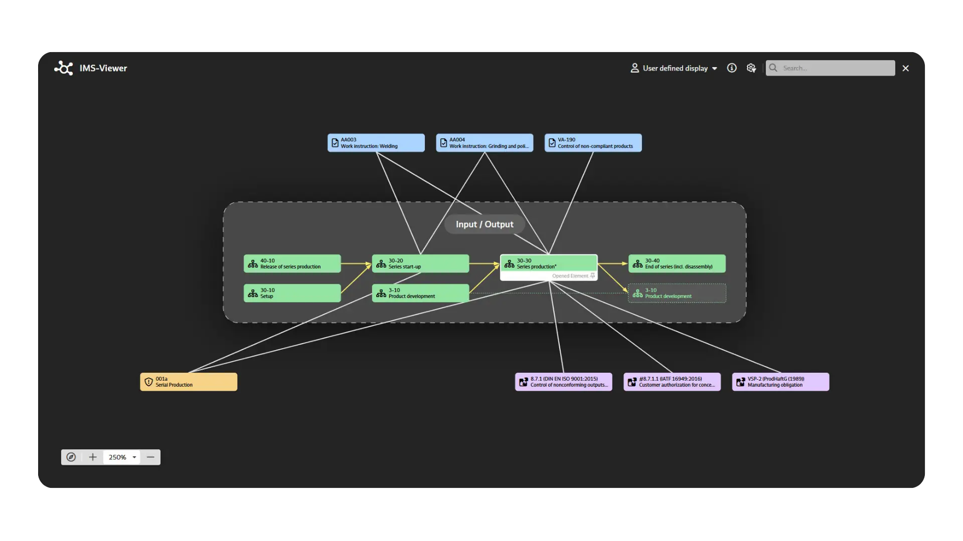 IMS Viewer in BabtecQ Screenshot: IMS Viewer in BabtecQ