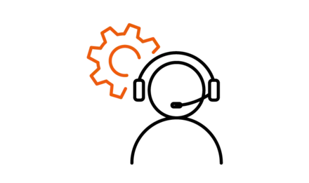 Illustration of a Babtec employee in support