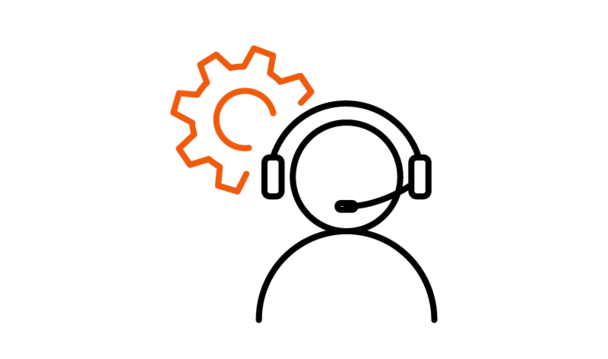 Contact Babtec support Illustration of a Babtec employee in support