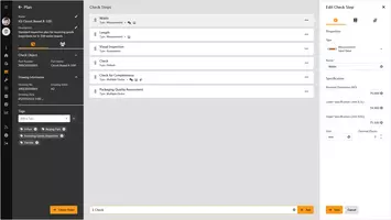 Screenshot: Create templates for goods inspections and checklists in BabtecQube