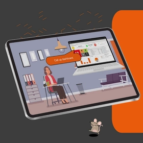 Preview of the learning app on a tablet