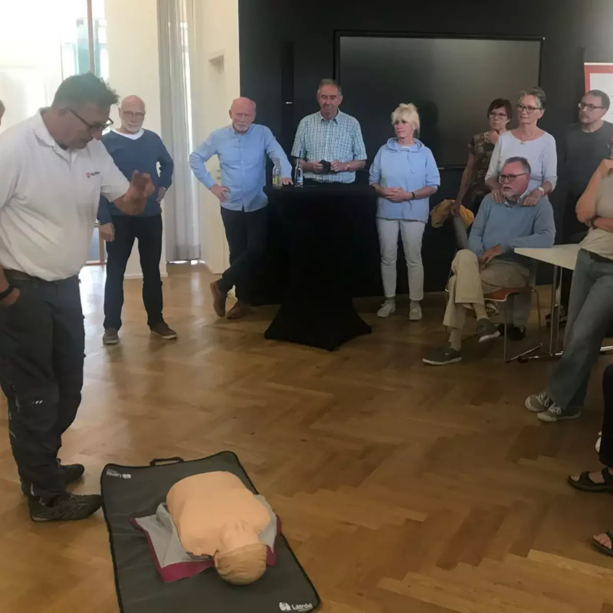 First aid training at Babtec First aid training at Babtec