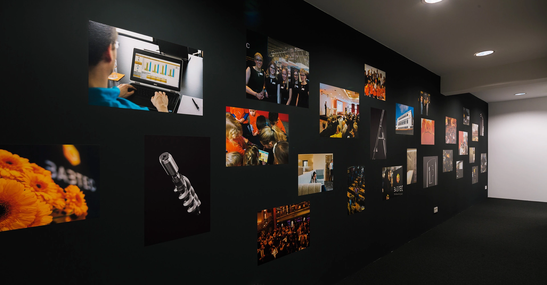 Wall design at the Babtec site in Wels
