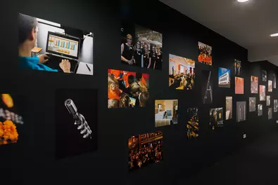 Wall design at the Babtec site in Wels