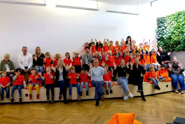 Quality and Life Kindergarten children visit Babtec in Wuppertal
