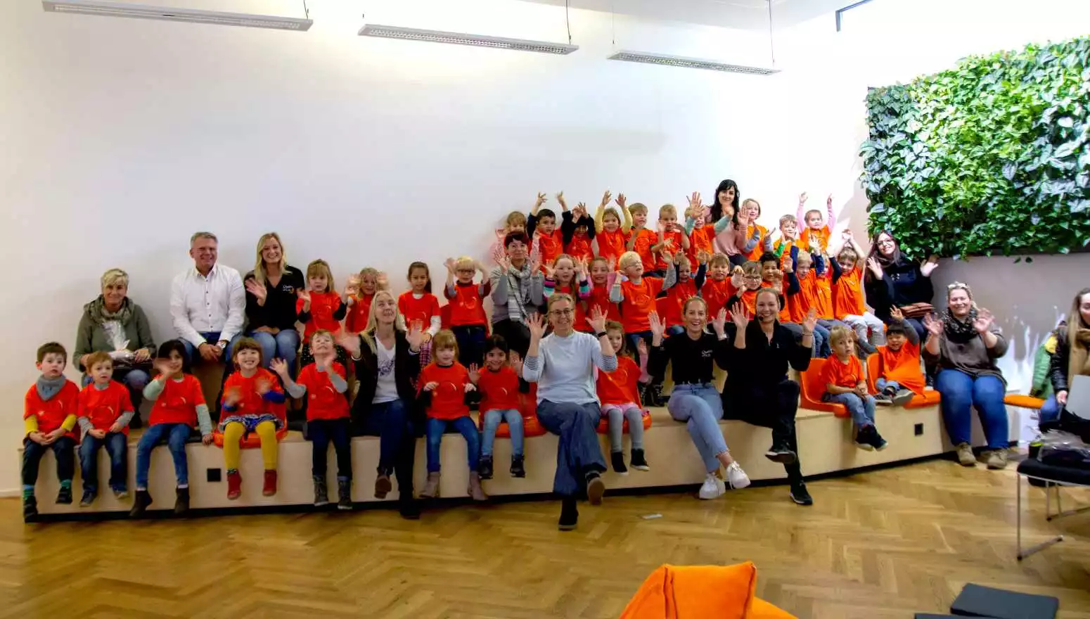 Kindergarten children visit Babtec in Wuppertal