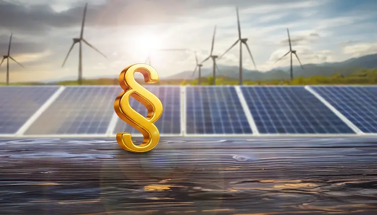 Energy Efficiency Act: Paragraph symbol, solar installations and wind turbines