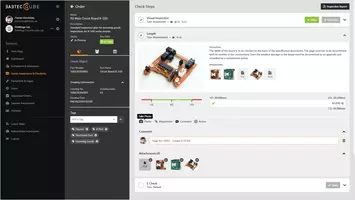Screenshot: “Goods inspections & checklists” in the BabtecQube