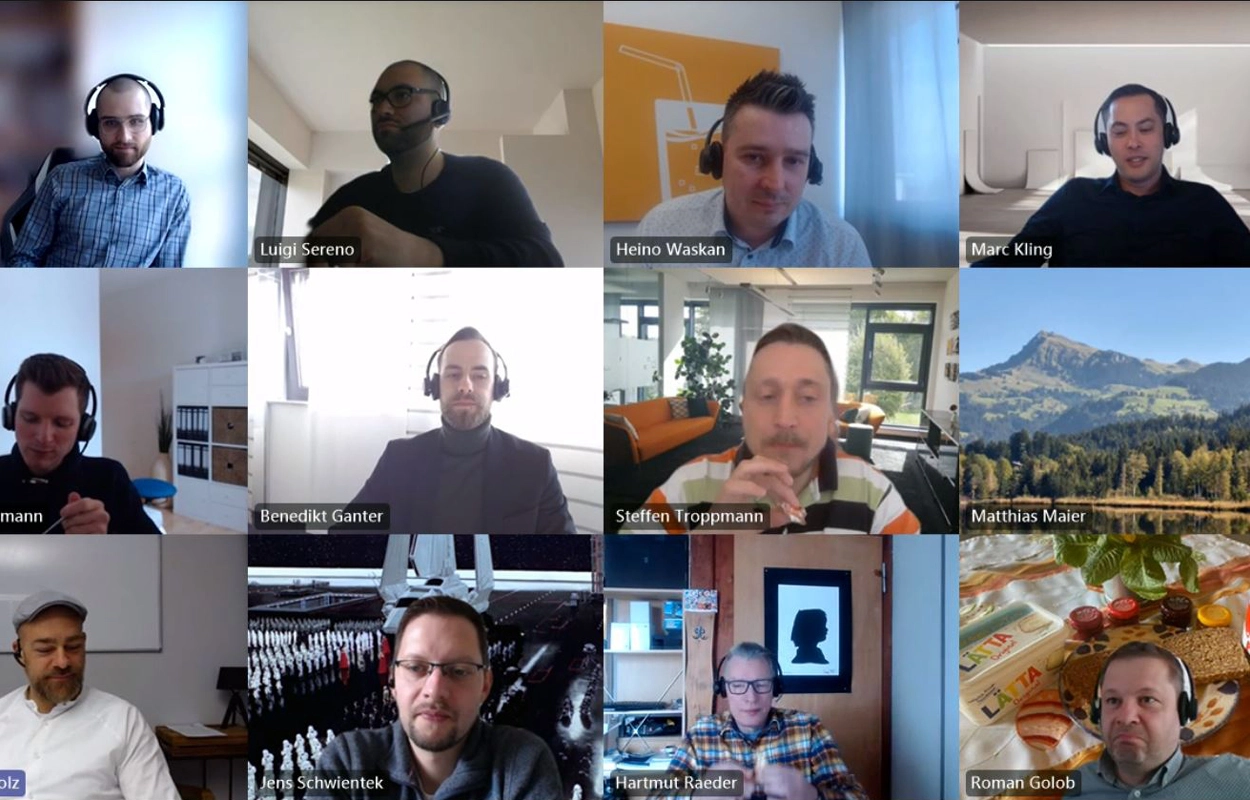 Virtual breakfast at Babtec.
