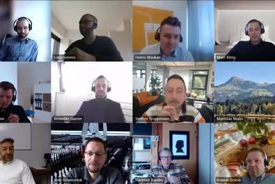 Virtual breakfast at Babtec. Virtual breakfast at Babtec.