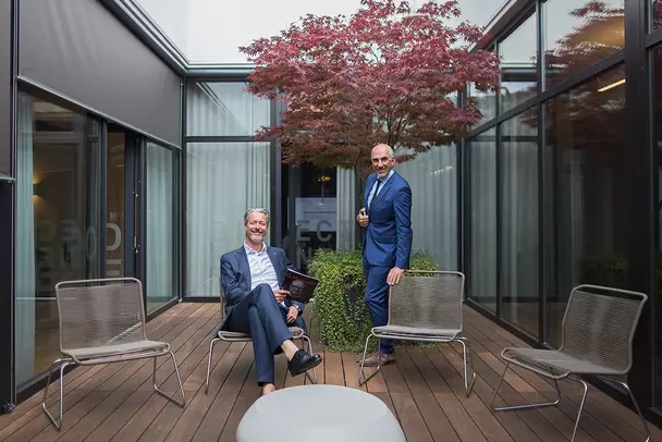 The managing directors of Babtec Informationssysteme GmbH Michael Flunkert and Waios Kastanis The managing directors of Babtec Informationssysteme GmbH Michael Flunkert and Waios Kastanis