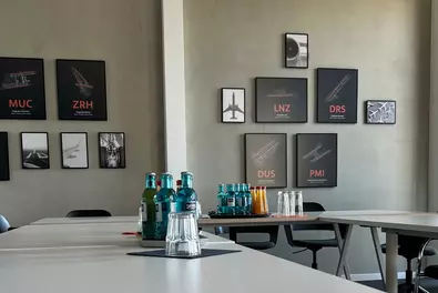 Meeting room at the Babtec site in Frankfurt am Main