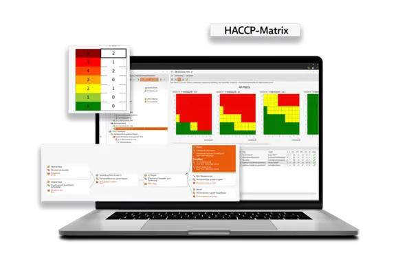 FMEA analysis Laptop displays an FMEA analysis